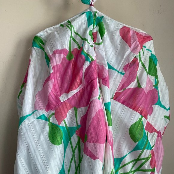 Lilly Pulitzer Floral Flower Halter Dress Betsey Had a Blast 8 - Picture 10 of 12